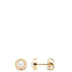 Leonardo Ohrstecker gold/weiß Isa Sommer Special 022877