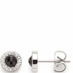 Leonardo Ohrstecker glitz/schwarz Isa 023349