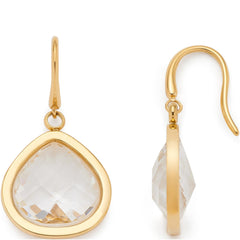 Leonardo Ohrhänger gold weiß Juvinga 025683