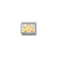 Nomination Composable Classic RELIEF MONUMENT Edelstahl und 18K-Gold (13_Mailander Dom)