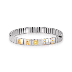Nomination Armbander N,Y, SMALL Edelst,, 18K-Gold, Cub, Zirc und Halbedelsteine (007_CITRIN)