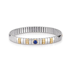 Nomination Armbander N,Y, SMALL Edelstahl, 18K-Gold, Cub, Zirc und Edelsteine (009_LAPISLAZULI)