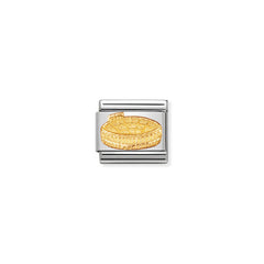 Nomination Composable Classic RELIEF MONUMENT Edelstahl und 18K-Gold (44_Arena von Verona)