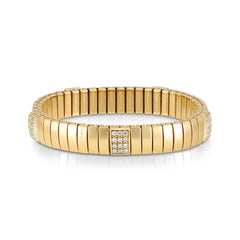 Nomination Bracciali GOLDEN (M) in acciaio, argento 925, CZ con 5 pave (001_WEISS)