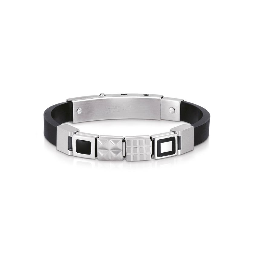 Nomination Armband Composable IKONS 21 aus Edelstahl und Kautschuk (20_CLASSIC)
