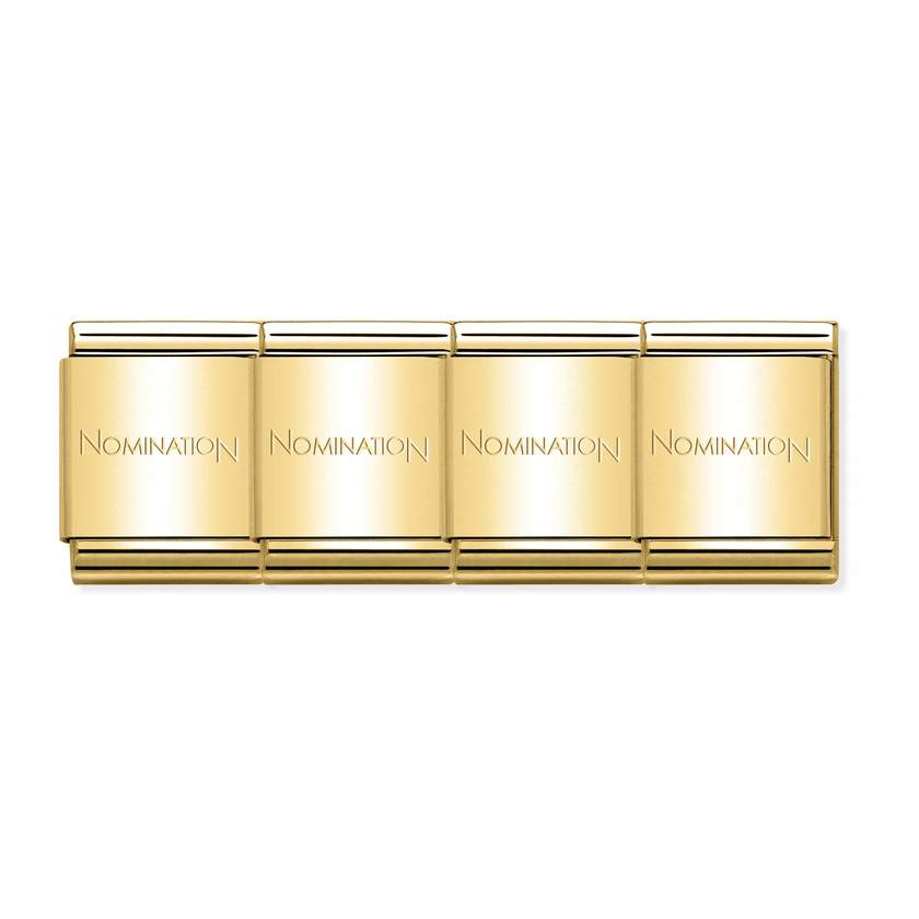 Nomination Composable BASE BIG BUNT aus Stahl (SI_Mit Marke-008_Gold)