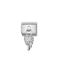 Nomination Composable Classic CHARMS Edelstahl und Silber 925 (06_Fluegel)