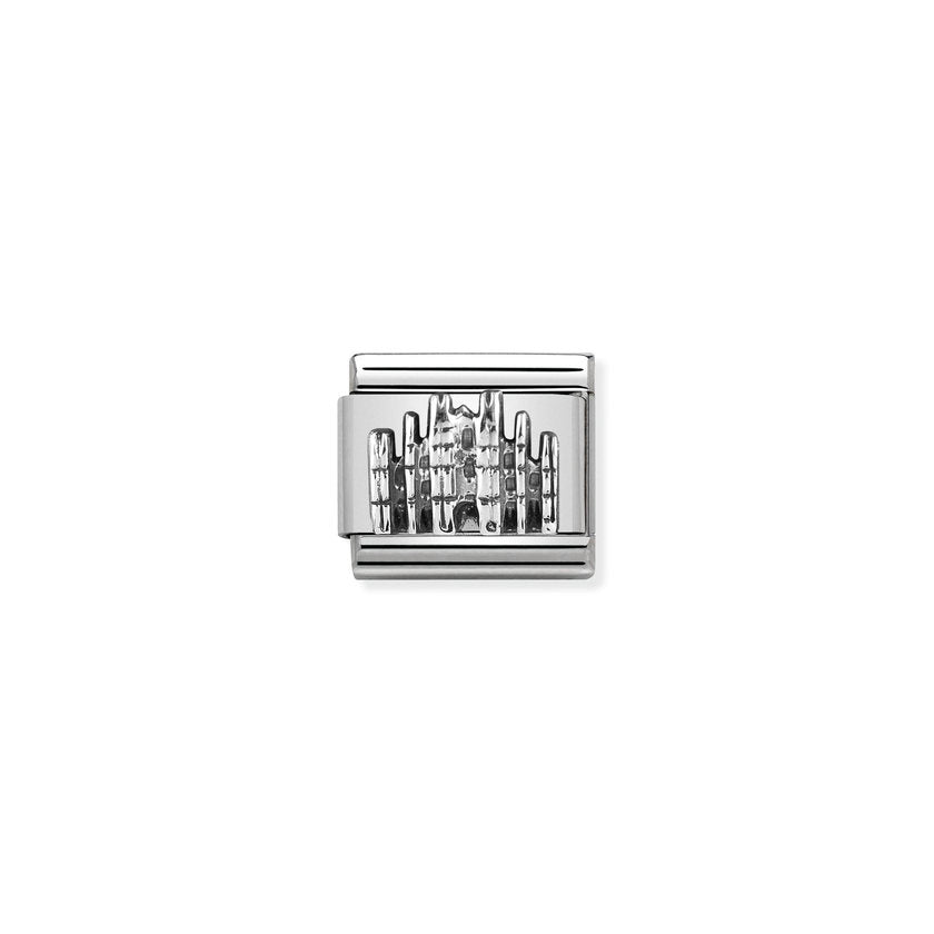 Nomination Composable Classic MONUMENTS RELIEF acciaio e argento 925 (28_Mailander Dom)