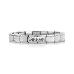 Nomination Armband Classic Bella la Vita aus Edelstahl und Silber 925 (20_CLASSIC)
