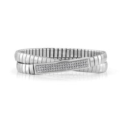 Nomination Armband XTE aus Edelstahl und Crystal DOPPELT (010_WEISS)