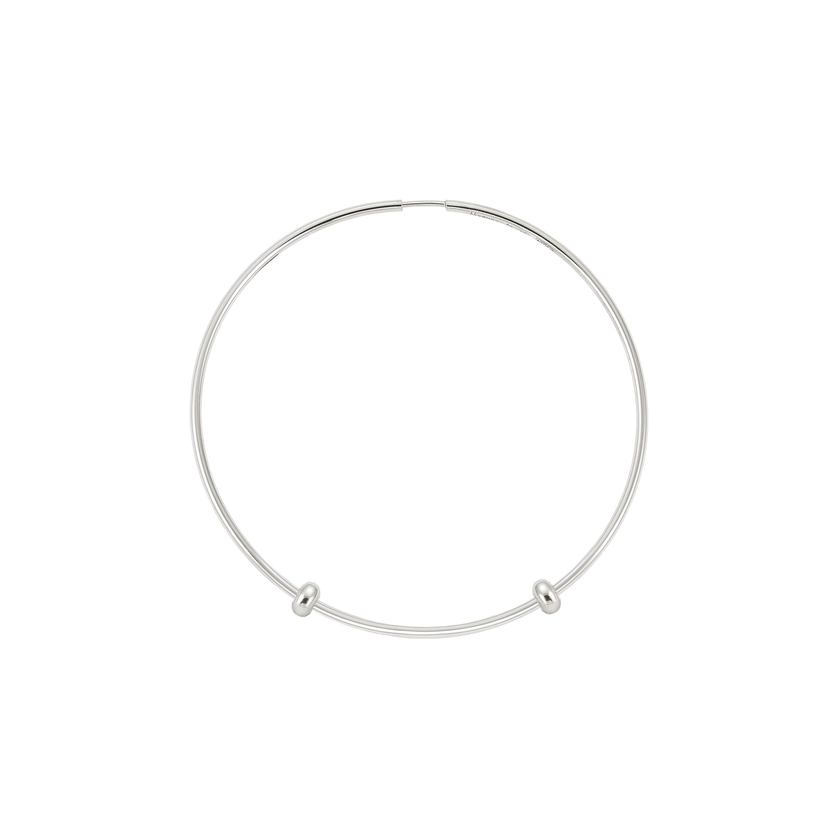 Nomination SEIMIA Creole (einzeln) aus 925er Silber (011_Kreis)