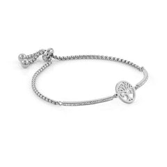 Nomination MILLELUCI Armband aus Edelstahl, mit Cubic Zirkonia verziert (017_Lebensbaum)