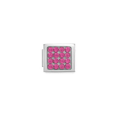Nomination COMPOSABLE GLAM CRYSTAL Element aus Edelstahl, mit CRYSTAL verziert (06_Rose)