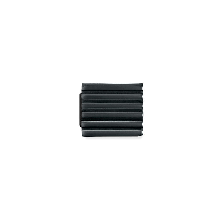 Nomination COMPOSABLE GLAM SYMBOLE Element aus Edelstahl, schwarz PVD-beschichtet (07_Streifen klein)