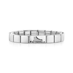 Nomination COMPOSABLE GLAM Armband aus Edelstahl (1 Symbol) (20_Doppel-Link No Cinderella)