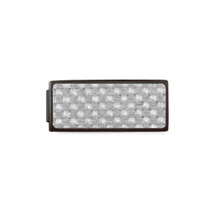 Nomination COMPOSABLE GLAM DOUBLE PLATTEN Element aus Edelstahl mit KS-Einsatz, schwarz/matt (03_(Kohlenstoff, Grau))