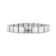 Nomination COMPOSABLE GLAM Armband aus Edelstahl (1 Symbol) (24_(Windrose))