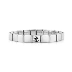 Nomination COMPOSABLE GLAM Armband aus Edelstahl (1 Symbol) (25_(Anker))