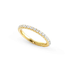 Nomination LOVELIGHT Ring aus 925er Silber, mit Cubic Zirkonia verziert (014_(Weiss, Gelbgold)-006_Grosse 15)