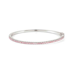 Nomination LOVELIGHT Armreif (Small) aus 925er Silber, mit Cubic Zirkonia verziert (017_(Rosa, Silber))