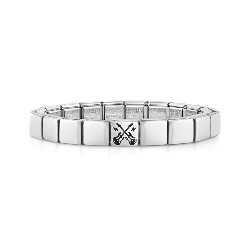 Nomination COMPOSABLE GLAM Armband aus Edelstahl (1 Symbol) (45_(Gitarre))