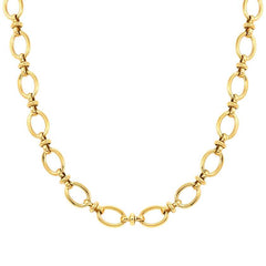 Nomination AFFINITY Halskette (L: 46cm) aus Edelstahl (012_(Gelb vergoldet))