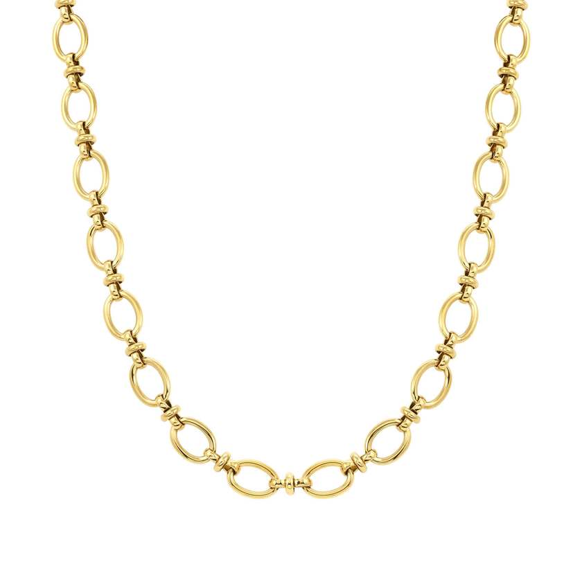 Nomination AFFINITY Halskette (L: 95cm) aus Edelstahl (012_(Gelb vergoldet))