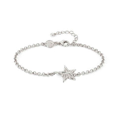 Nomination TRUEJOY Armband aus 925er Silber, dazu mit Cubic Zirkonia verziertes Schmuckelement (007_Stern (Silber))