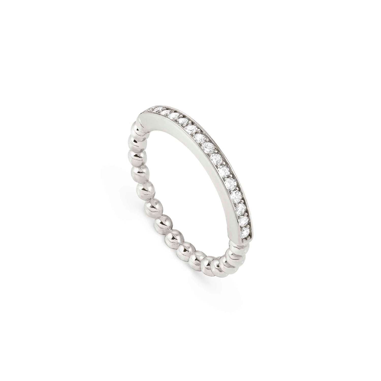 Nomination LOVECLOUD Ring aus 925er Silber, mit Cubic Zirkonia besetzt (010_(Silber)-004_Grosse 11)