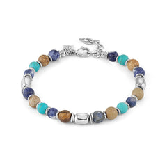 Nomination INSTINCTSTYLE ZODIAC&STONES Armband aus Edelstahl- und Edelsteinperlen (062_MIX 2)