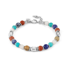Nomination INSTINCTSTYLE ZODIAC&STONES Armband aus Edelstahl- und Edelsteinperlen (063_MIX 3)