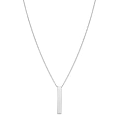 Nomination SEMPRE CON ME Halskette aus Edelstahl, dazu individuell gravierter Anhaenger (066_(Leiste))