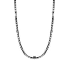 Nomination B-YOND HYPER EDITION Scheiben-Halskette aus Edelstahl, mit Cubic Zirkonia verziert (001_Edelstahl)