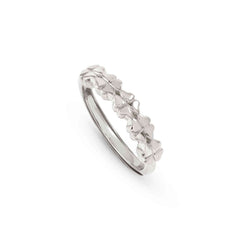 Nomination ARMONICA Ring (Symbolenreihe) aus 925er Silber (001_Kleeblatt Silber)