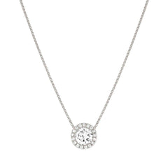 Nomination SEIDIVINA Halskette aus 925er Silber, dazu mit Cubic Zirkonia besetzter Anhänger (010_(Silber))