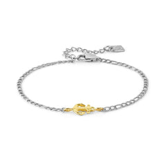 Nomination REFINED Armband aus Edelstahl, dazu Schmuckelement aus 18kt Gold (002_Anker)