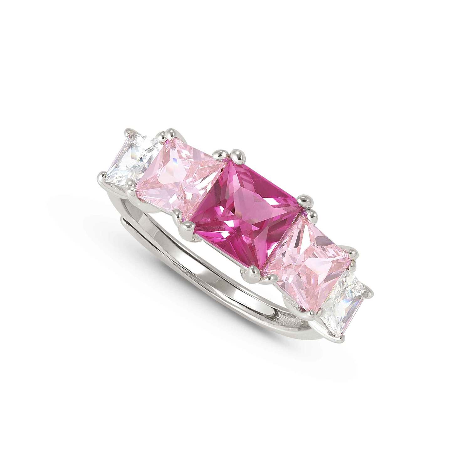 Nomination DAYTONIGHT Ring aus 925er Silber, mit Cubic Zirkonia besetzt (003_ROSA)
