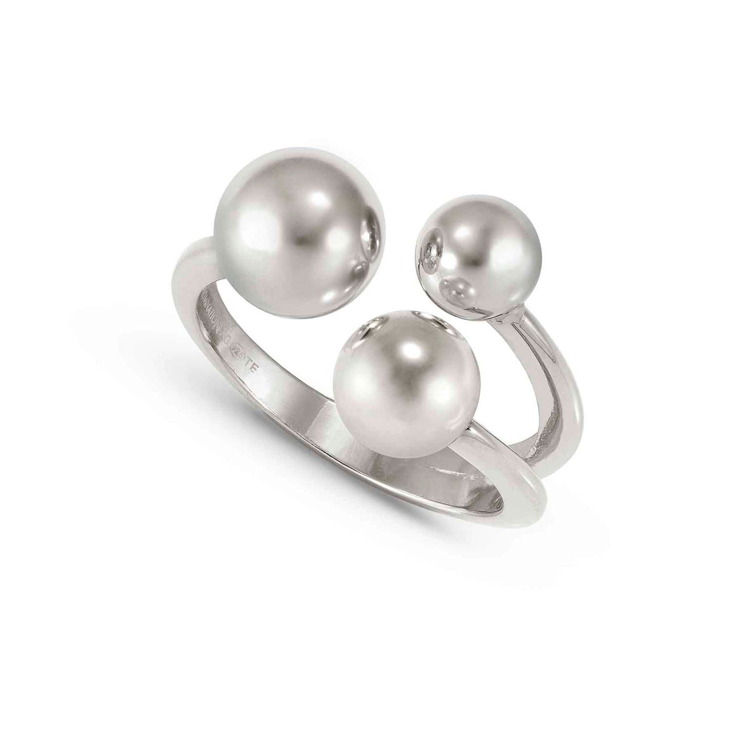 Nomination FASHION ERA 'Toi-et-Moi'-Ring aus 925er Silber (010_(Silber)-004_Grosse 11)