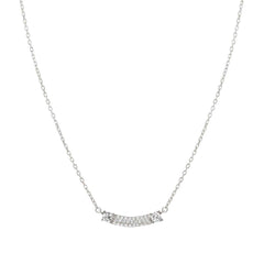 Nomination FASHION ERA Halskette aus 925er Silber, dazu 1 mit Cubic Zirkonia in Pavé-Fassung besetztes Schmuckelement (010_(Silber))