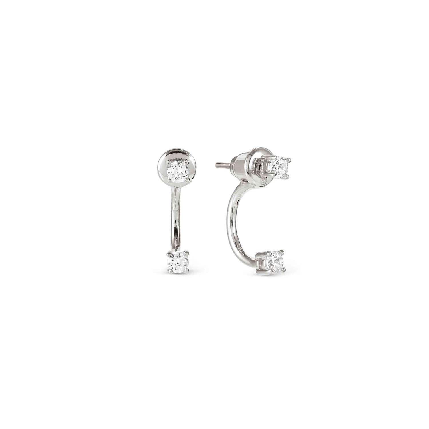 Nomination FASHION ERA Ohr-Piercing aus 925er Silber, mit Cubic Zirkonia (klein) verziert (010_(Silber))