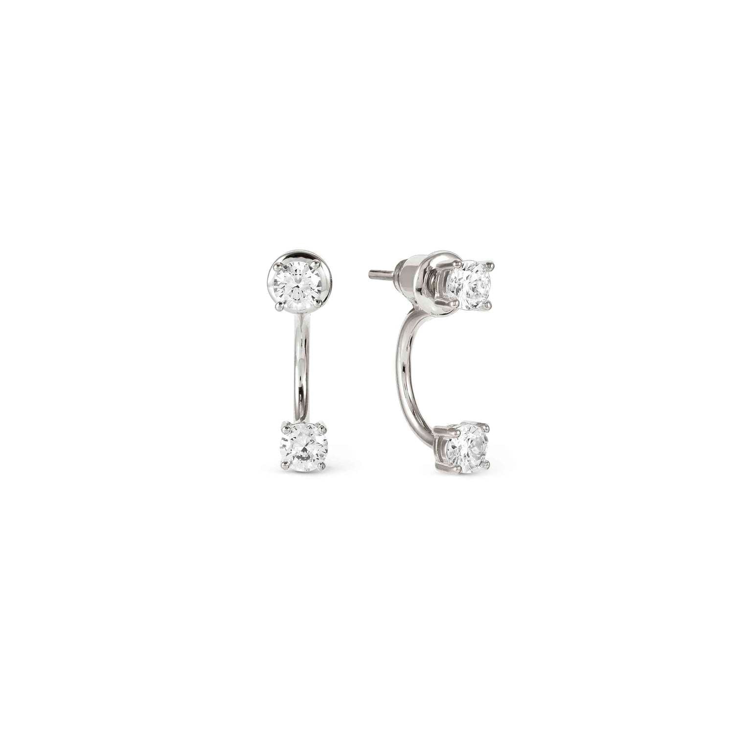 Nomination FASHION ERA Ohr-Piercing aus 925er Silber, mit Cubic Zirkonia (groß) verziert (010_(Silber))