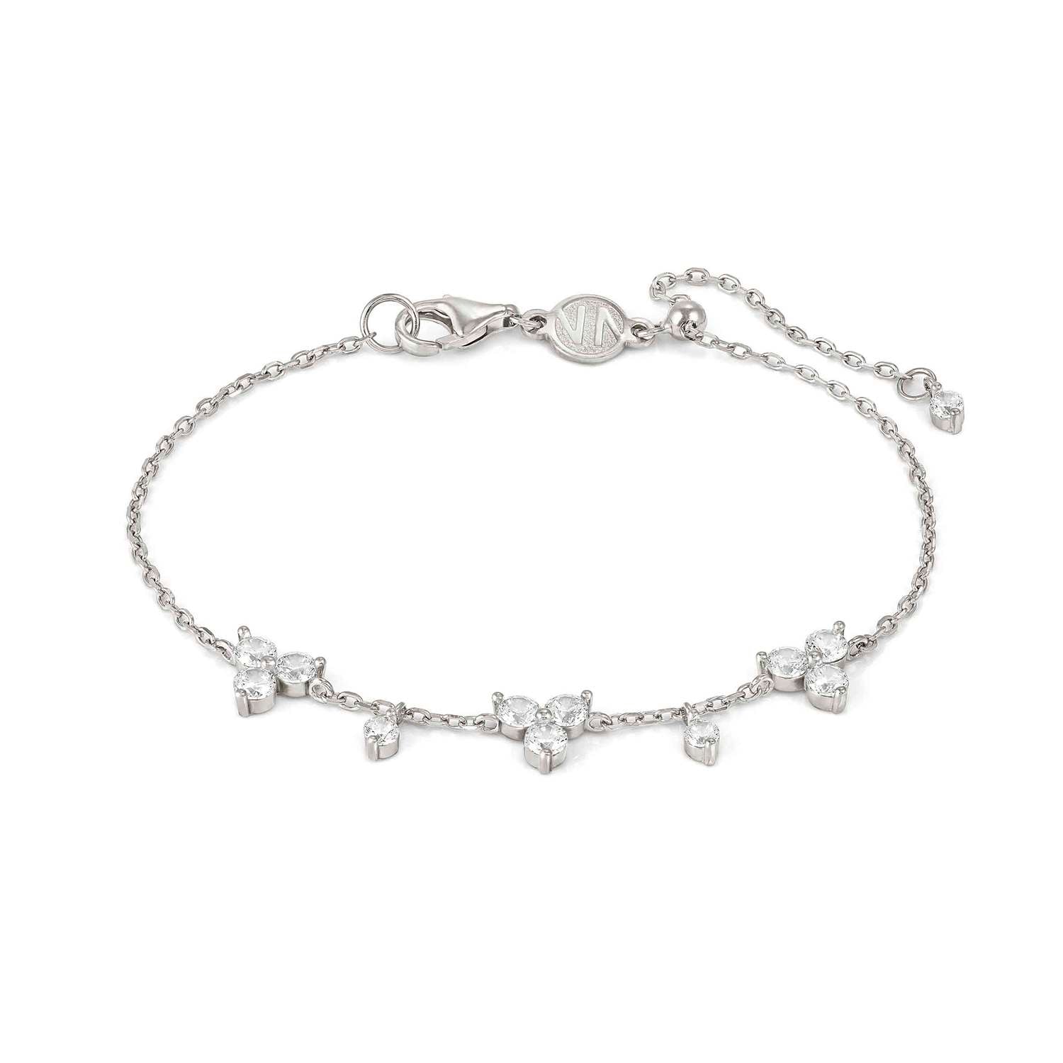 Nomination LIFE BOUQUET Armband aus 925er Silber, mit Cubic Zirkonia verziert (010_(Silber))