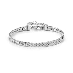 Nomination ECCLETTICA Armband (Flachpanzerkette) aus Edelstahl (001_Edelstahl)