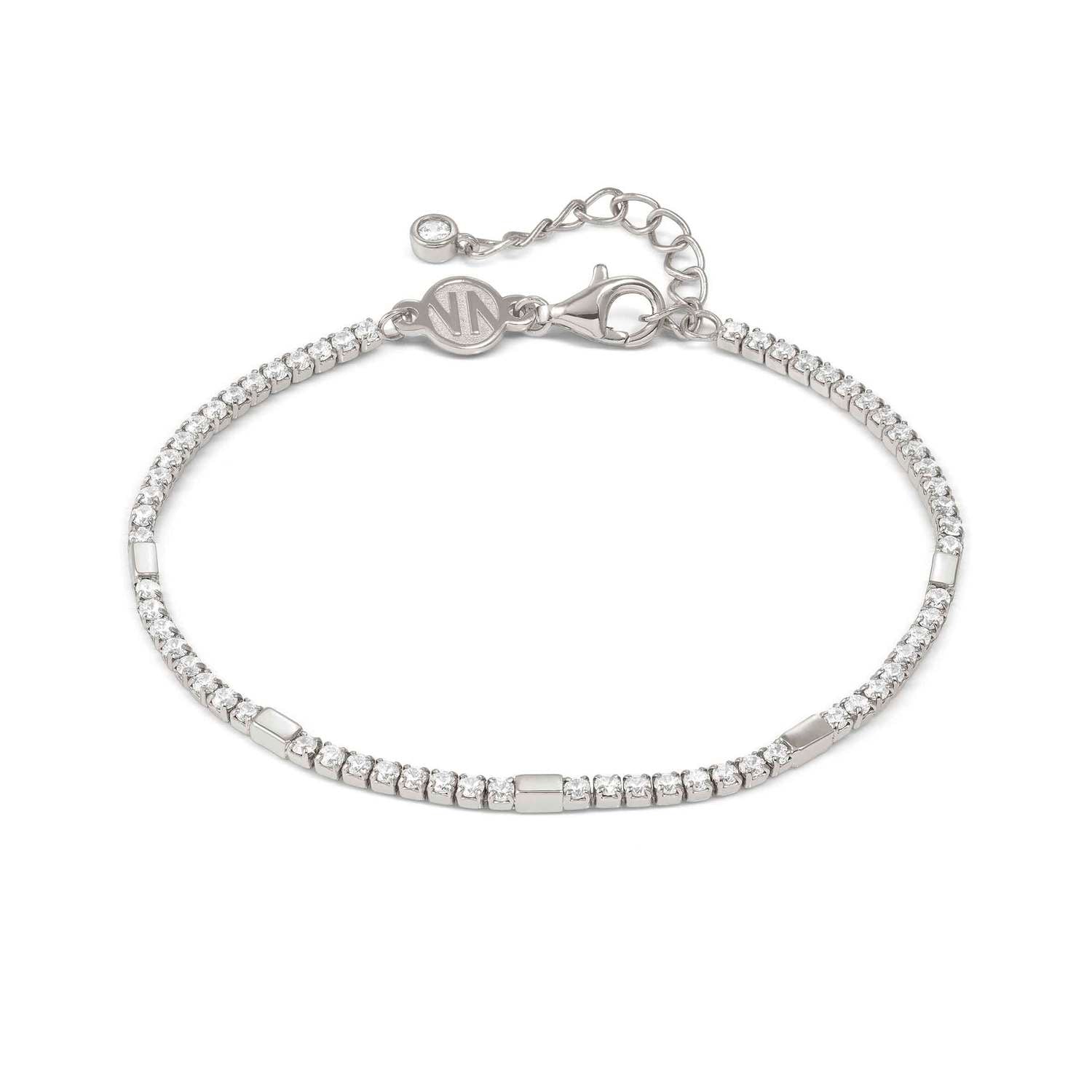 Nomination PETIT SPARKLE Tennis-Armband aus 925er Silber, mit Cubic Zirkonia besetzt (010_(Silber))