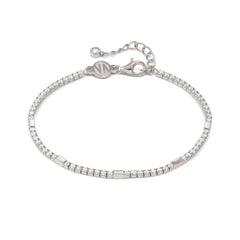 Nomination PETIT SPARKLE Tennis-Armband aus 925er Silber, mit Cubic Zirkonia besetzt (010_(Silber))