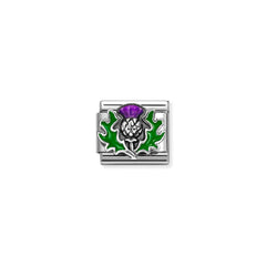 Nomination COMPOSABLE CLASSIC SYMBOLE aus Edelstahl, mit Emaille und 925er Silber verziert, (43-43)