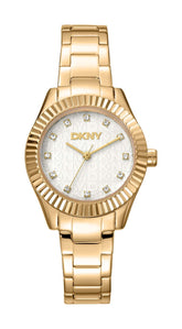 DKNY Uhr Chambers Glitz Gold Stainless Steel - DK1L017M0055
