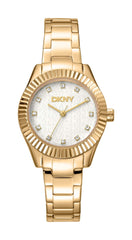 DKNY Uhr Chambers Glitz Gold Stainless Steel - DK1L017M0055