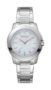 DKNY Uhr Park Ave Midi Silver Stainless Steel - DK1L020M0035