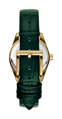 DKNY Uhr Nolita Midi Dark Green Leather Strap - DK1L029L0025